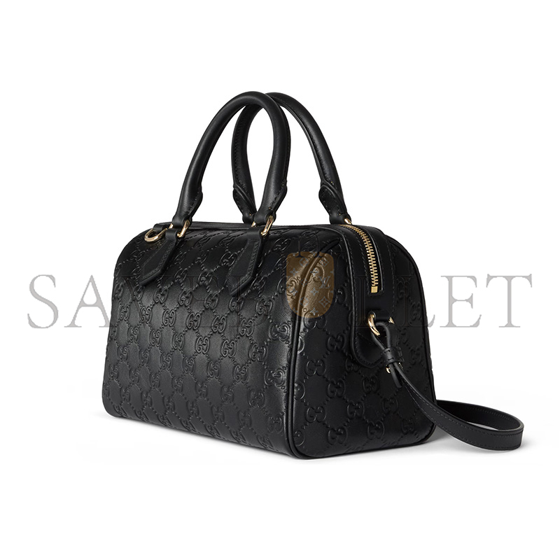 GUCCI GG EMBLEM MEDIUM BOSTON BAG 848886 (25*16*14cm)